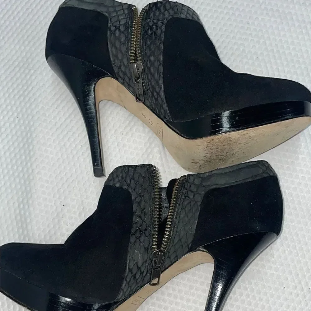 Coach Beatrice Black Ankle Booties